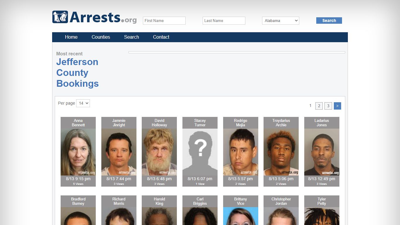 Jefferson County Arrests and Inmate Search